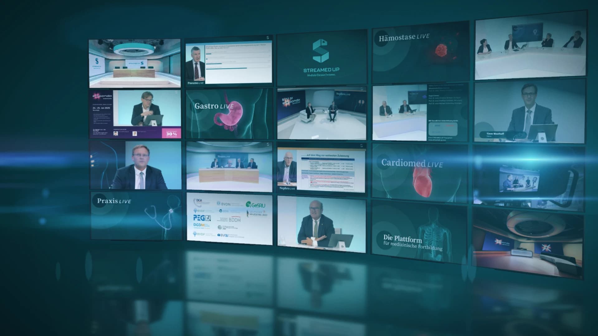 Referierende in in mehreren CME Fortbildungen von STREAMED UP