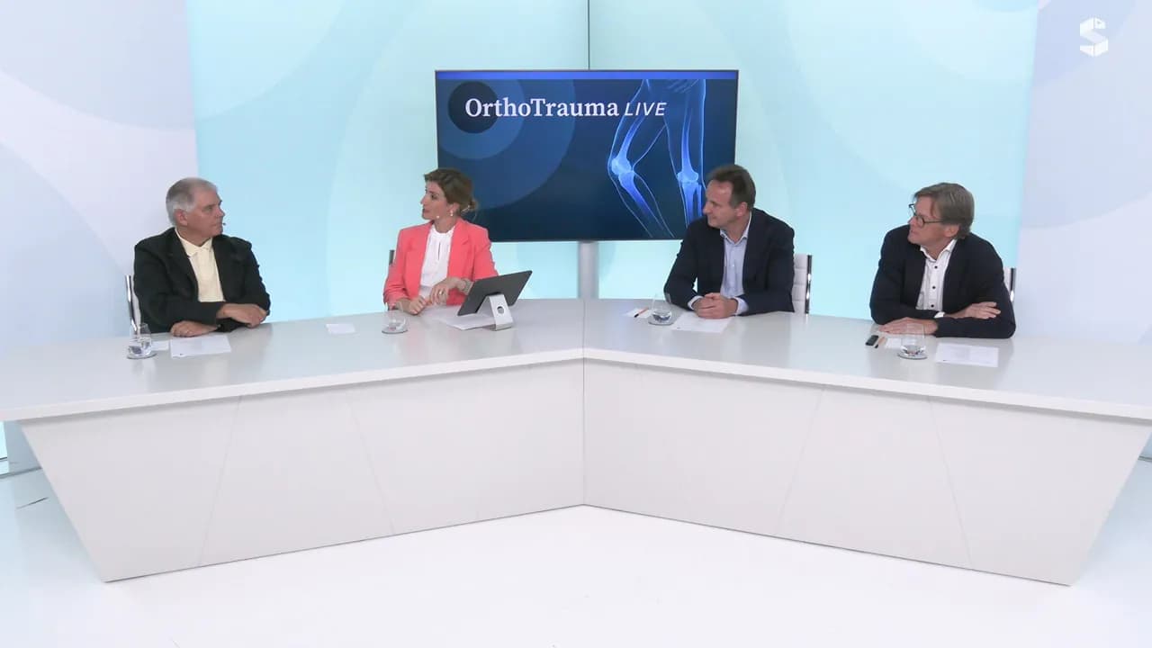 OrthoTraumaLIVE-Talkrunde im STREAMED UP TV-Studio