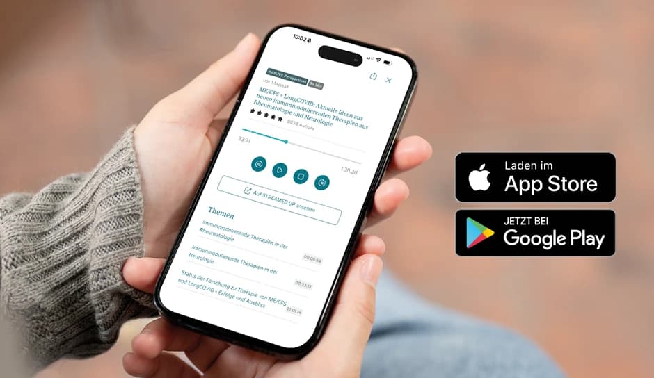 STREAMED UP App: Medizinische Fortbildungsapp, die zum ärztlichen Alltag passt. Erhältlich im App Store oder Google Play