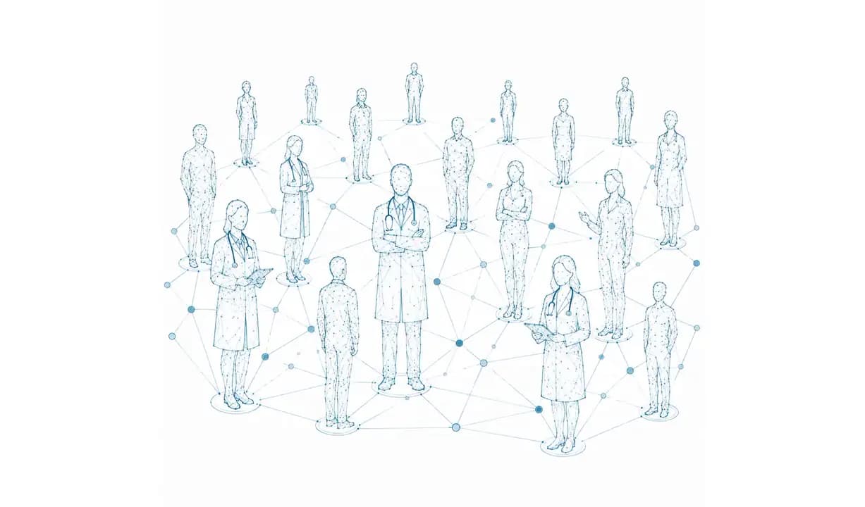 Gruppe von Personensilhouetten