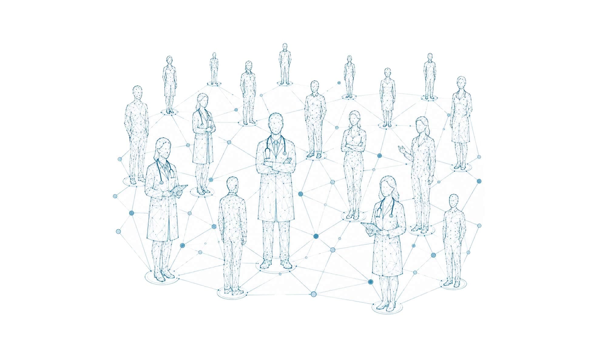 Gruppe von Personensilhouetten