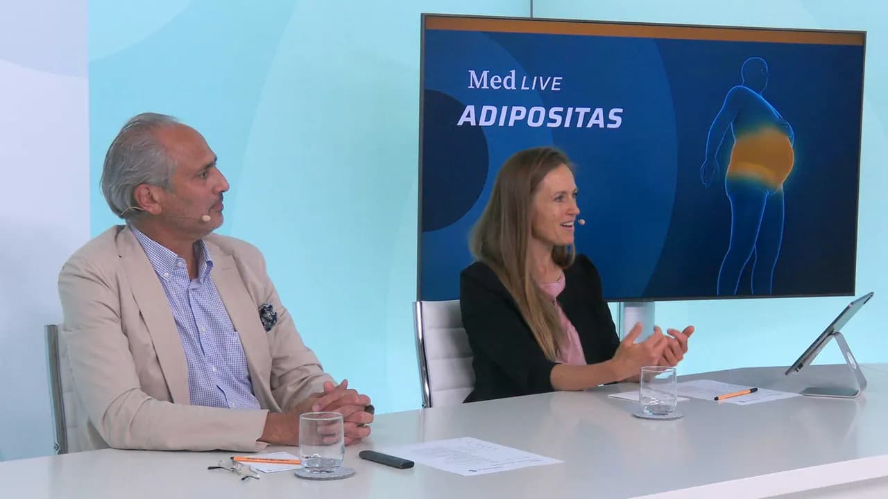 medLive Adipositas-Talkrunde im STREAMED UP TV-Studio