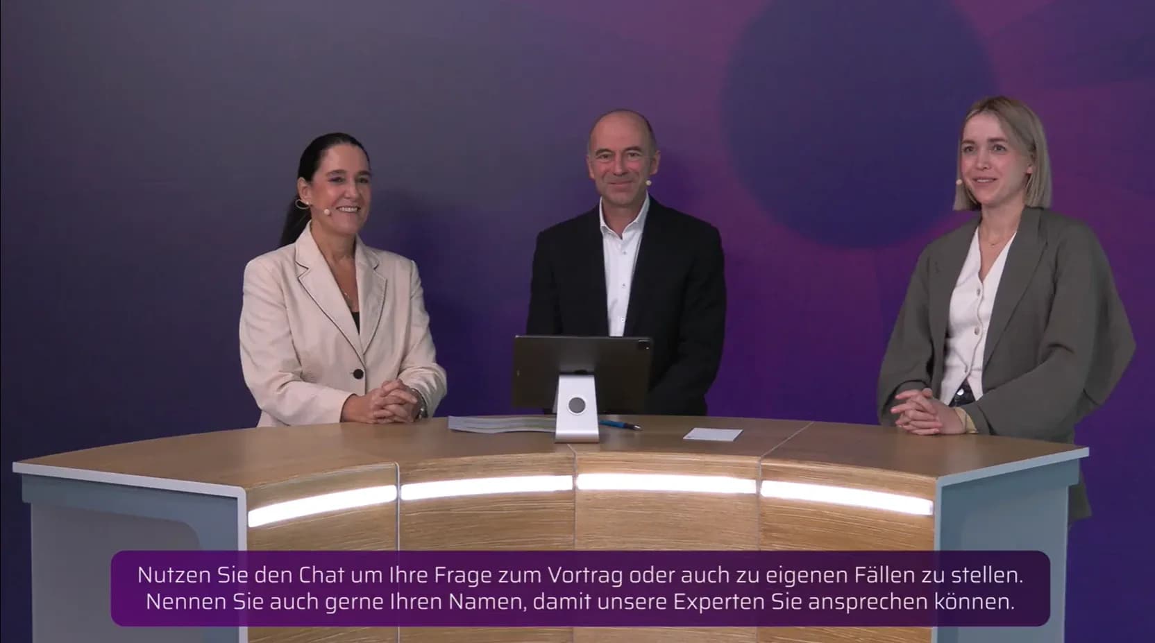 Chatfragen an die Expert:innen bei expanda Meet your Expert