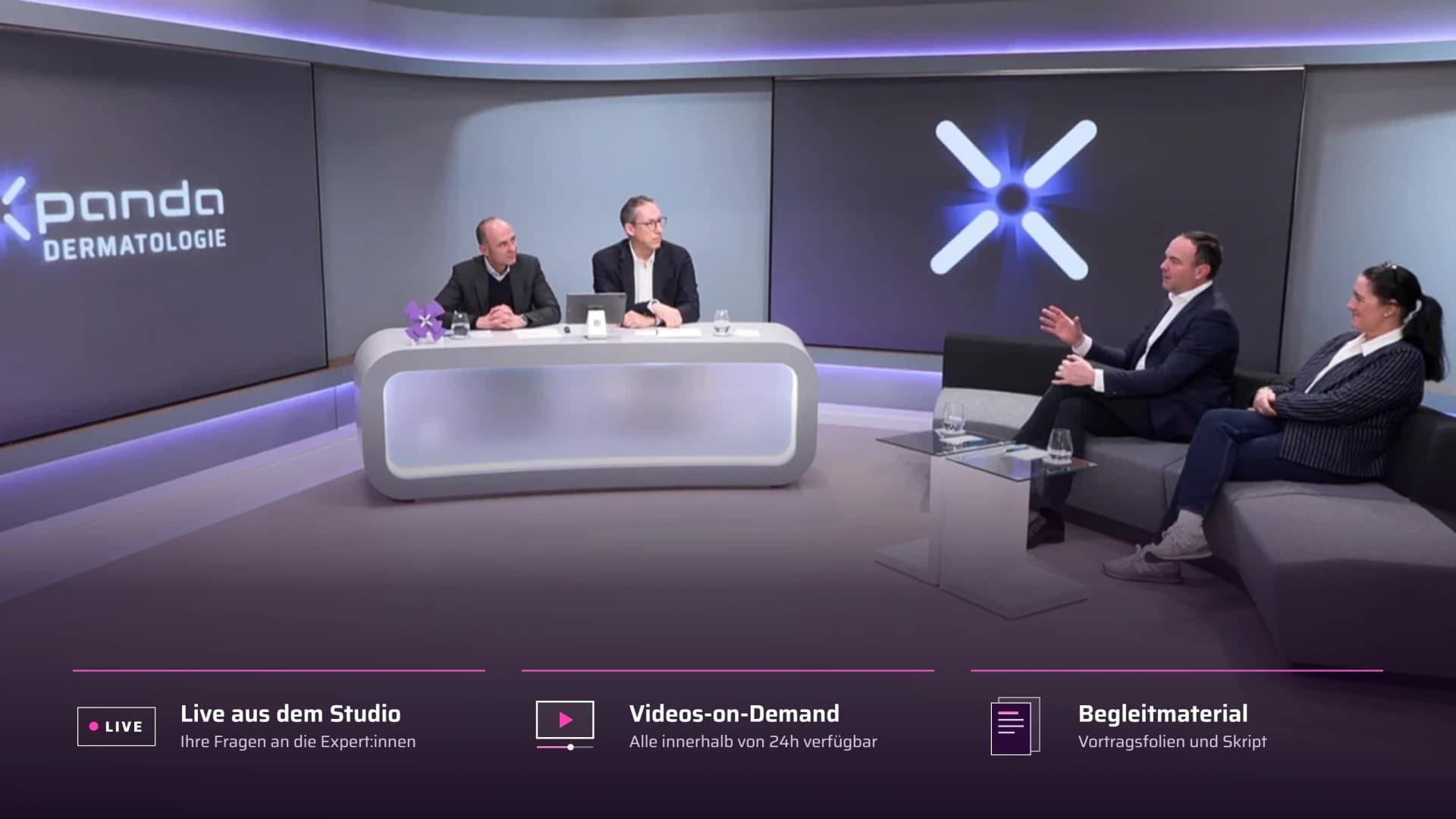 expanda CME Seminar aus dem TV-Studio