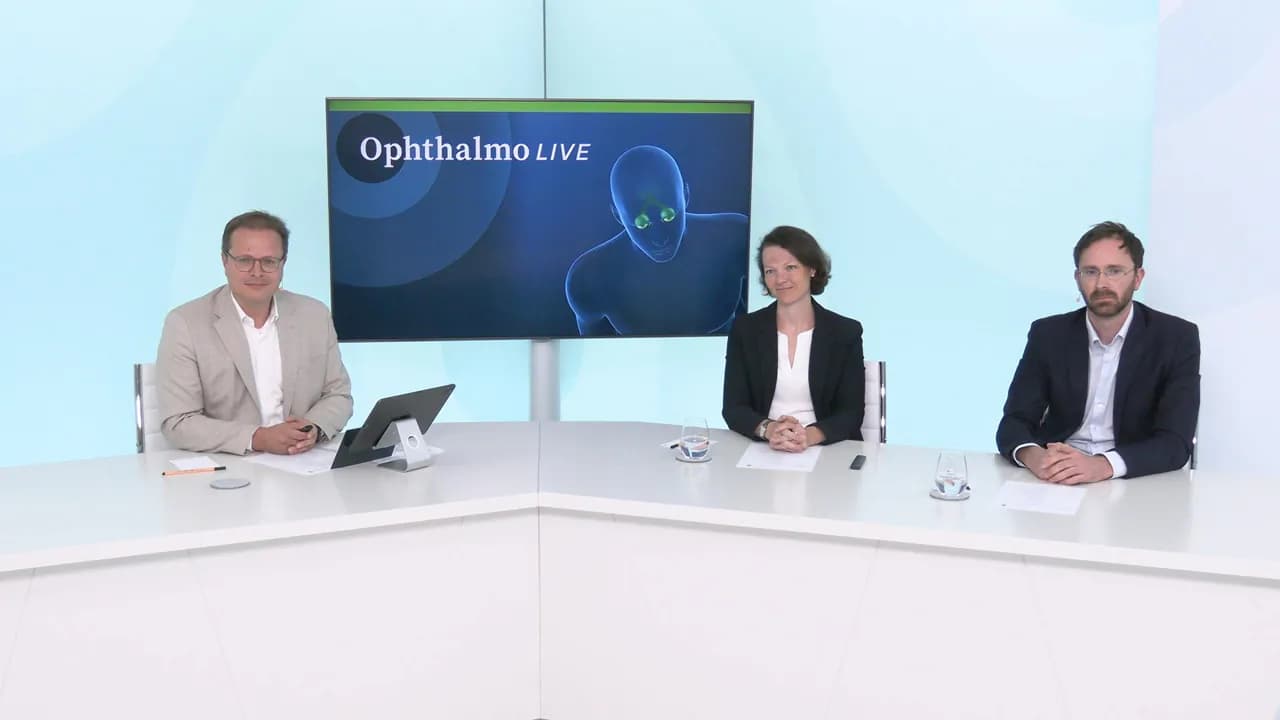 OphthalmoLive-Talkrunde im STREAMED UP TV-Studio